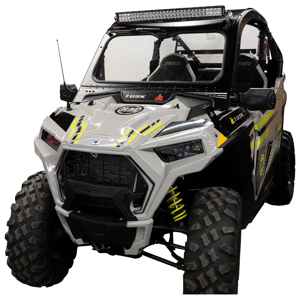 Tusk UTV Folding Glass Windshield w/ Wiper Polaris RZR 900/1000 Trail 2021–2026*