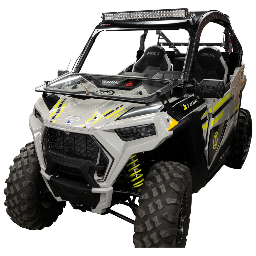 Tusk UTV Folding Glass Windshield w/ Wiper Polaris RZR 900/1000 Trail 2021–2026*