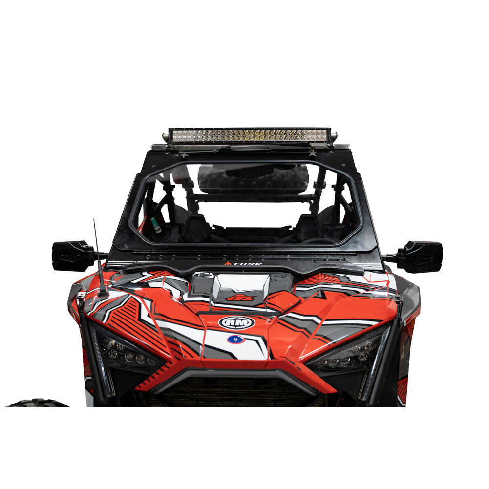 Tusk UTV Folding Glass Windshield with Wiper for Polaris RZR Pro XP (2020-2024)