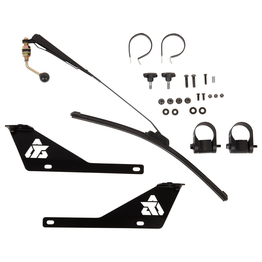 Tusk UTV Folding Glass Windshield with Wiper for Polaris RZR Pro XP (2020-2024)