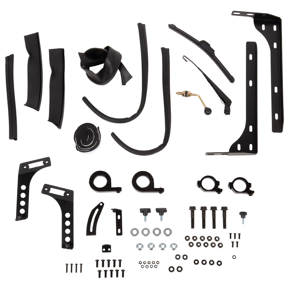 Tusk UTV Folding Glass Windshield with Windshield Wiper Kawasaki Teryx 800 2016–2025