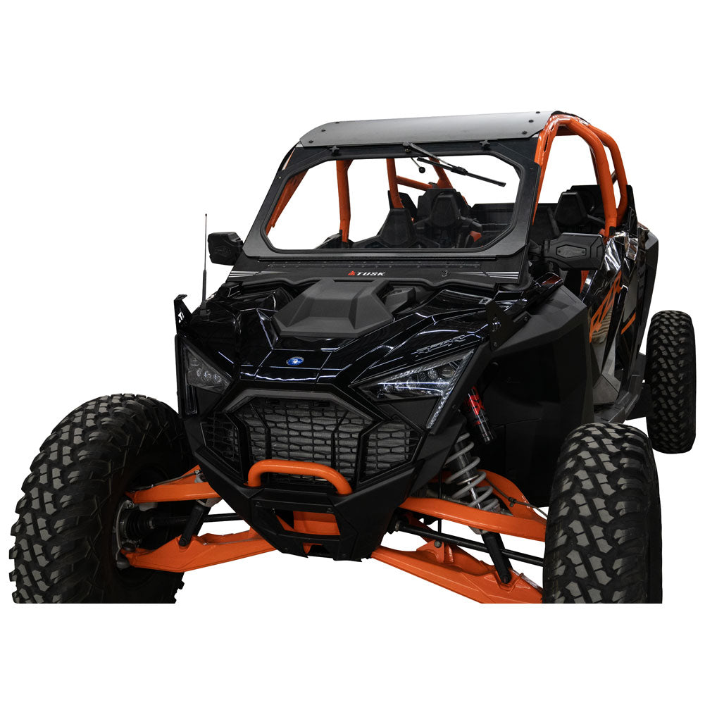 Tusk UTV Folding Glass Windshield w/ Wiper Polaris RZR Pro R 4 Premium 2022–2024