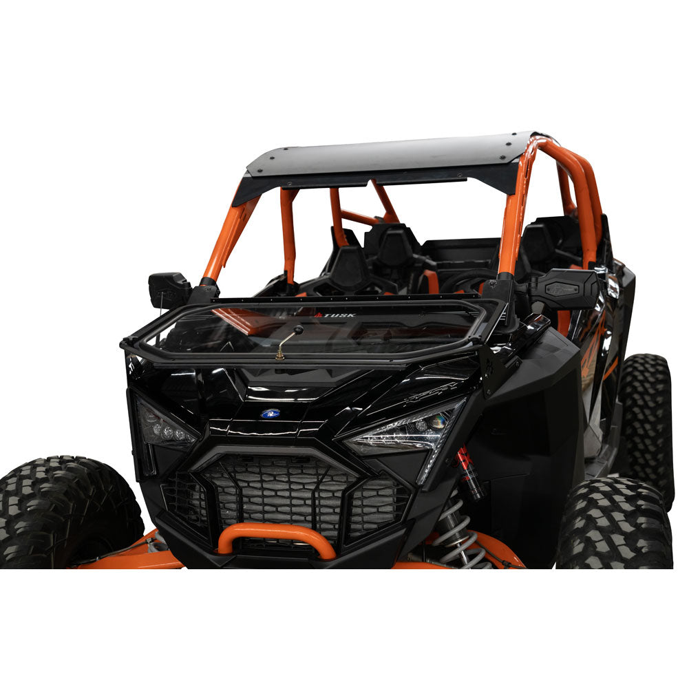 Tusk UTV Folding Glass Windshield w/ Wiper Polaris RZR Pro R 4 Premium 2022–2024
