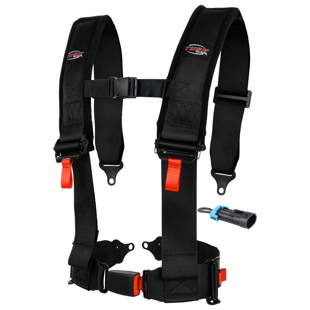 Tusk 4 Point 3 inch H-Style Safety Harness Polaris RANGER CREW 1000 2017–2025