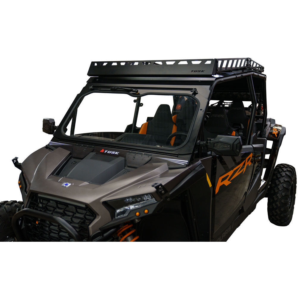 Tusk UTV Folding Glass Windshield w/ Wiper Polaris RZR XP/XP4/XPS 1000 2024–2026*