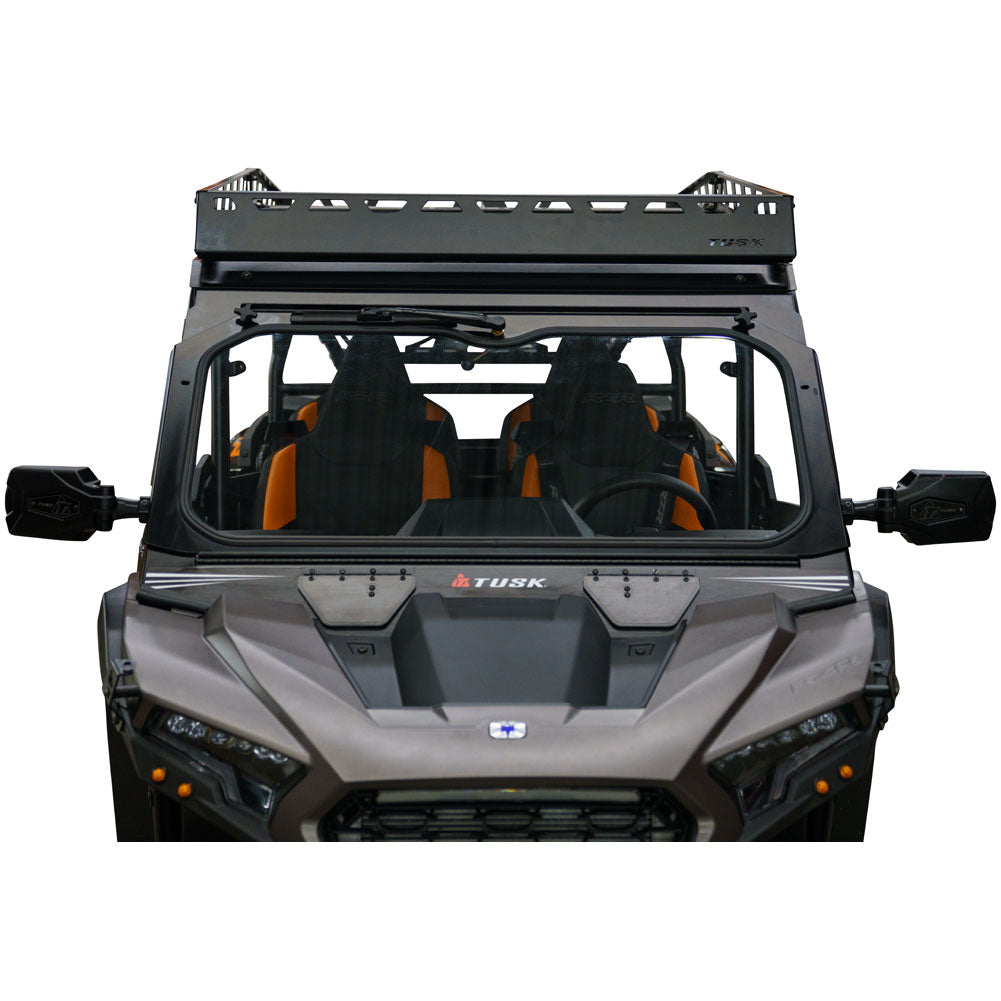 Tusk UTV Folding Glass Windshield w/ Wiper Polaris RZR XP/XP4/XPS 1000 2024–2026*