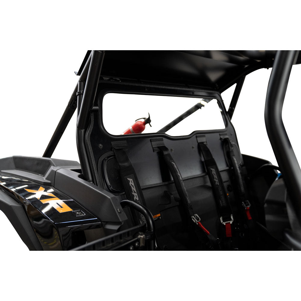Tusk UTV Rear Glass Window w/ Speaker Cut Outs Polaris RZR XP/4, S 1000 2024–2026*
