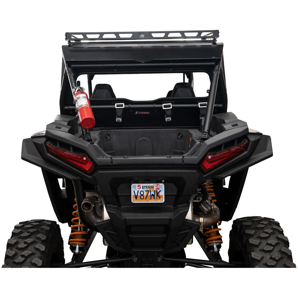 Tusk UTV Rear Glass Window w/o Speaker Cut Outs - Polaris RZR XP/4 1000 (2024-2026)