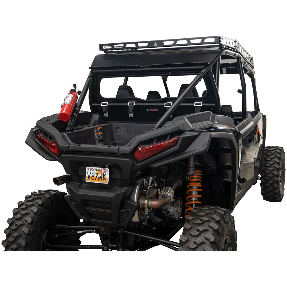 Tusk UTV Rear Glass Window w/o Speaker Cut Outs - Polaris RZR XP/4 1000 (2024-2026)
