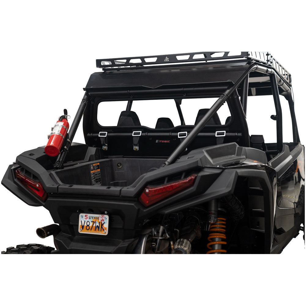 Tusk UTV Rear Glass Window w/o Speaker Cut Outs - Polaris RZR XP/4 1000 (2024-2026)