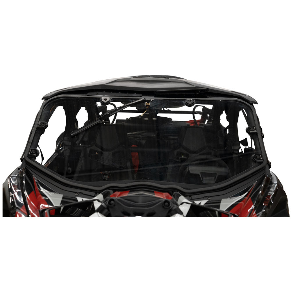 Tusk UTV Full View Glass Windshield with Windshield Wiper Can-Am Maverick X3 900 HO 64 Inch 2017-2024