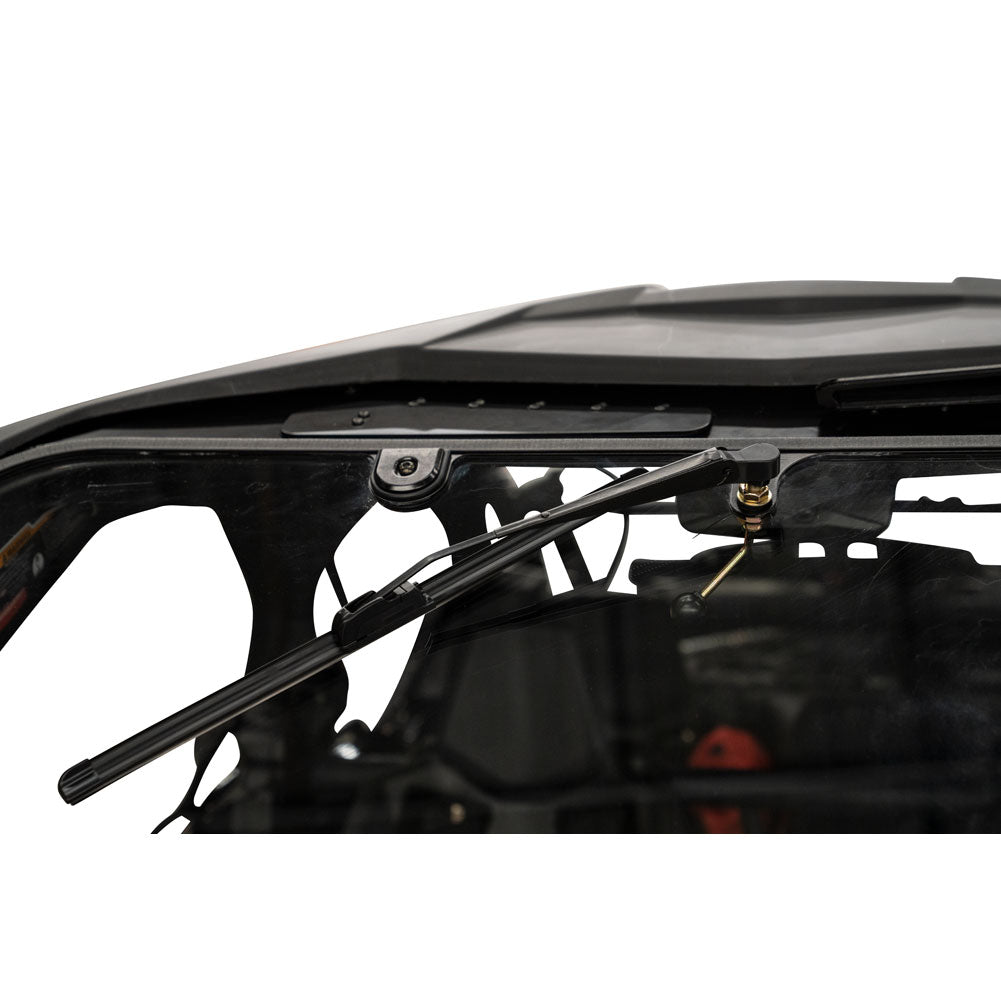 Tusk UTV Full View Glass Windshield with Windshield Wiper Can-Am Maverick X3 900 HO 64 Inch 2017-2024