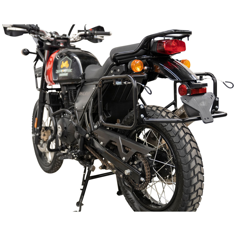 Tusk Aluminum Panniers with Pannier Racks Royal Enfield Himalayan 2016–2023