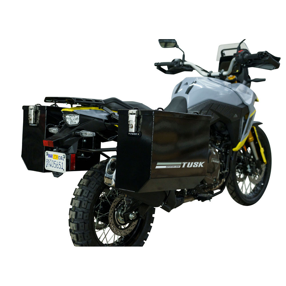 Tusk Aluminum Panniers w/ Pannier Racks Suzuki V-Strom 800 2023-2026*