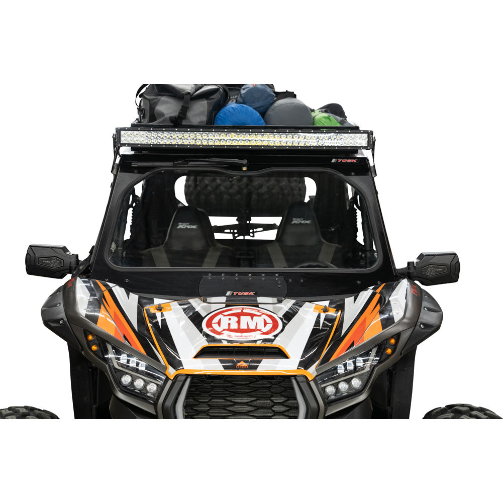 Tusk UTV Full Glass Windshield w/ 16" Wiper Kawasaki Teryx KRX 1000 2020–2026*