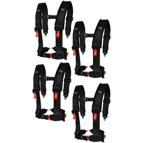 Tusk 4 Point 3 Inch H-Style Safety Harness - Kawasaki Teryx4 750 2012-2013
