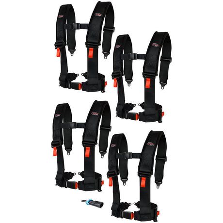 Tusk 4 Point 3 inch H-Style Safety Harness Polaris RANGER CREW 1000 2017–2025