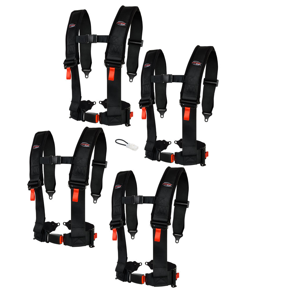 Tusk 4 Point 3 inch H-Style Safety Harness Yamaha Wolverine RMAX4 1000 2020-2025