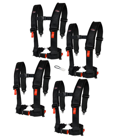 Tusk 4 Point 3 inch H-Style Safety Harness Yamaha Wolverine RMAX4 1000 2020-2025
