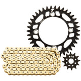 Tusk 520 X-Ring Chain and Sprocket Kit - Gold Chain for GASGAS EC 250 (2024-2025)
