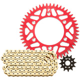 Tusk Chain and Sprocket Kit - Aluminum Rear/Gold X-Ring Chain KTM 125 SX 1994–2026