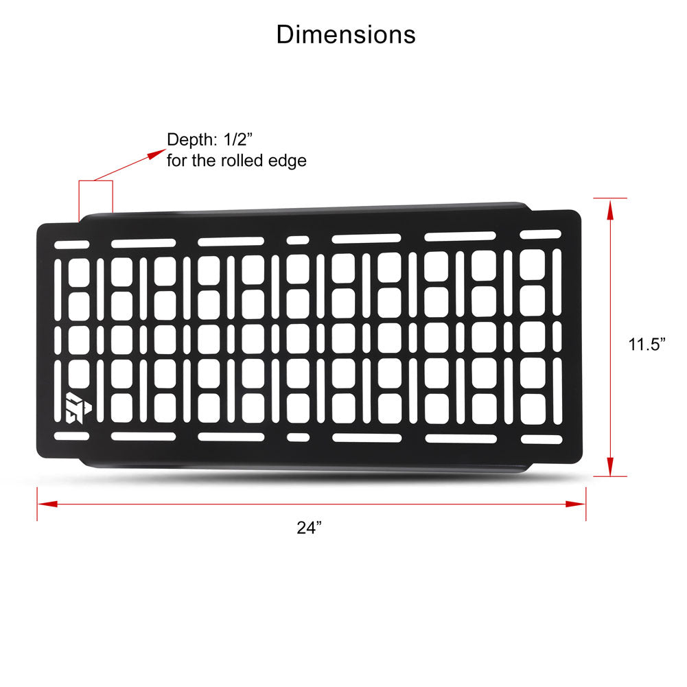 Tusk Aluminum MOLLE Panel - Polaris RZR XP 1000/4 1000 (2024-2026)