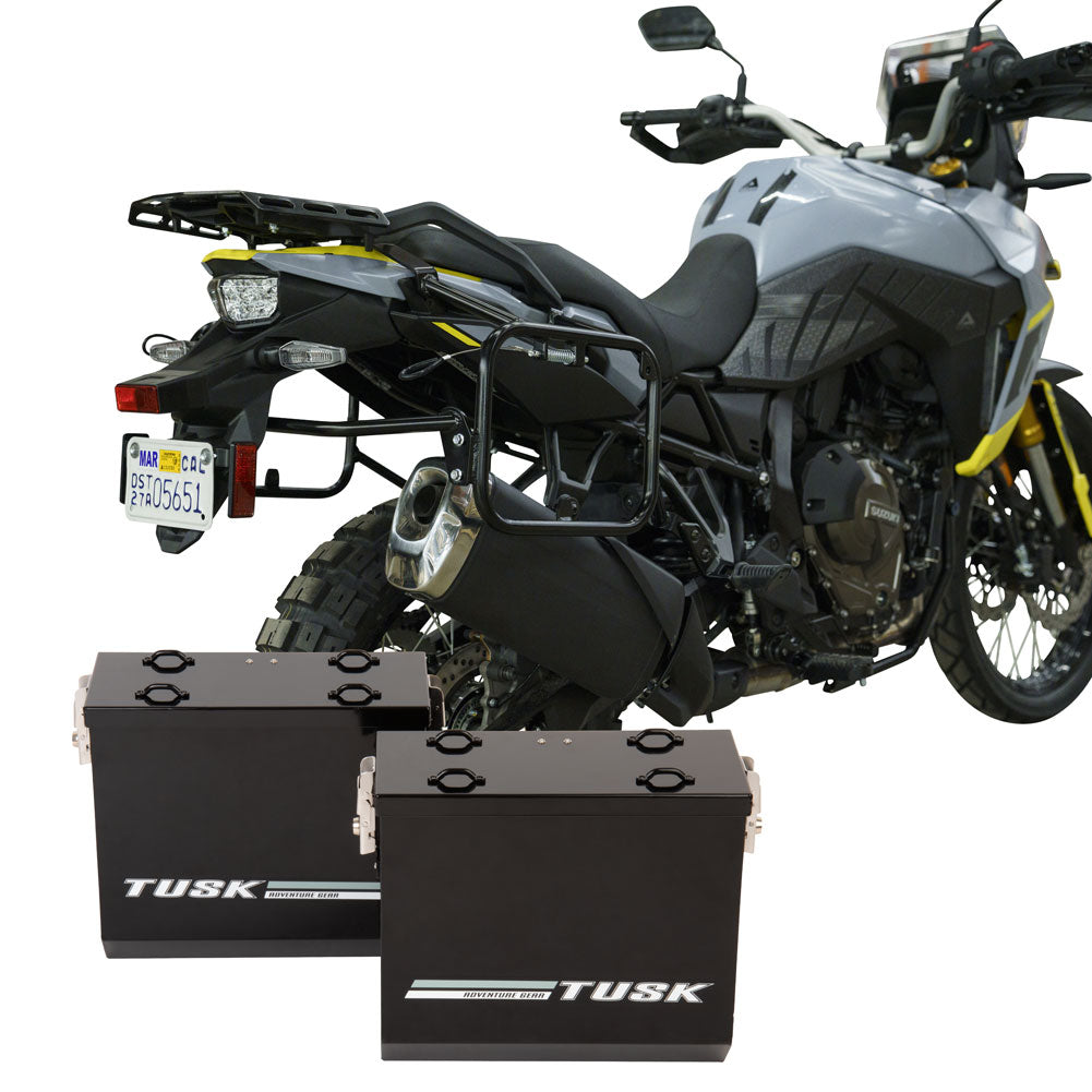 Tusk Aluminum Panniers w/ Pannier Racks CFMOTO IBEX 800 E 2025-2026, S/T 2023-2024