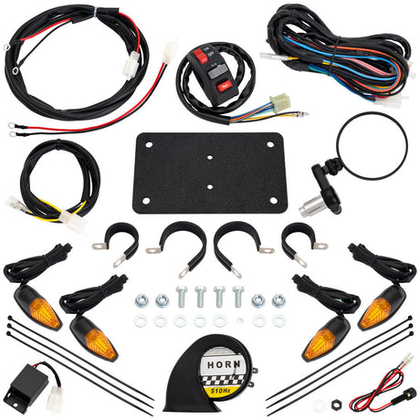 Tusk ATV Horn & Signal Kit with Flush Mount Signals Kawasaki BRUTE FORCE 300 2005-2025