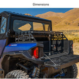 Tusk Cargo Rack Regular Black Powder Coated Polaris GENERAL 2016-2026