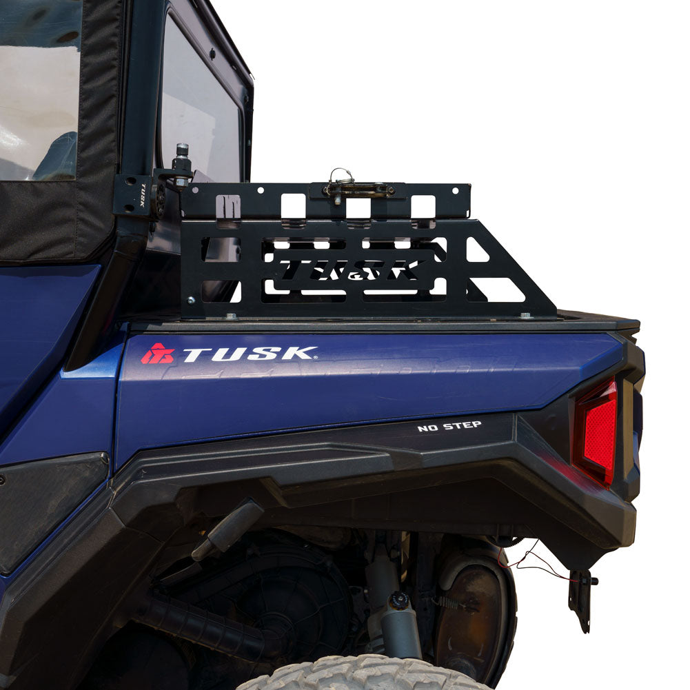 Tusk Cargo Rack Regular Black Powder Coated Polaris GENERAL 2016-2026