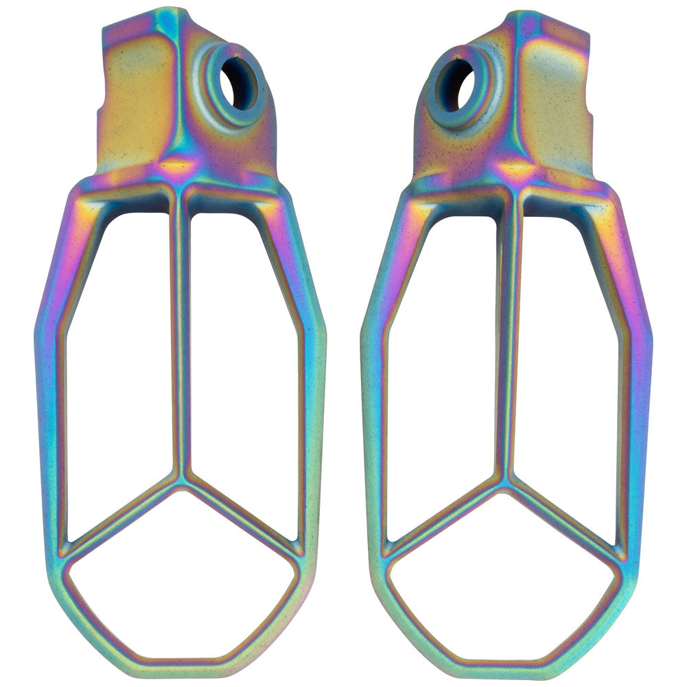Tusk Blitz Titanium Moto Foot Pegs Jet Fuel KTM 105 SX 1998-2023