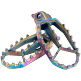 Tusk Blitz Titanium Moto Foot Pegs Jet Fuel KTM 105 SX 1998-2023