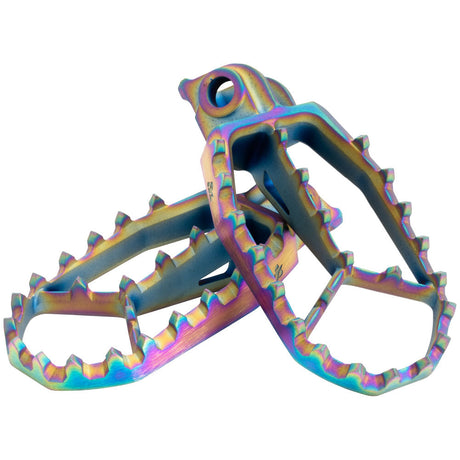 Tusk Blitz Titanium Moto Foot Pegs Jet Fuel Husqvarna 701 SUPERMOTO 2016–2026