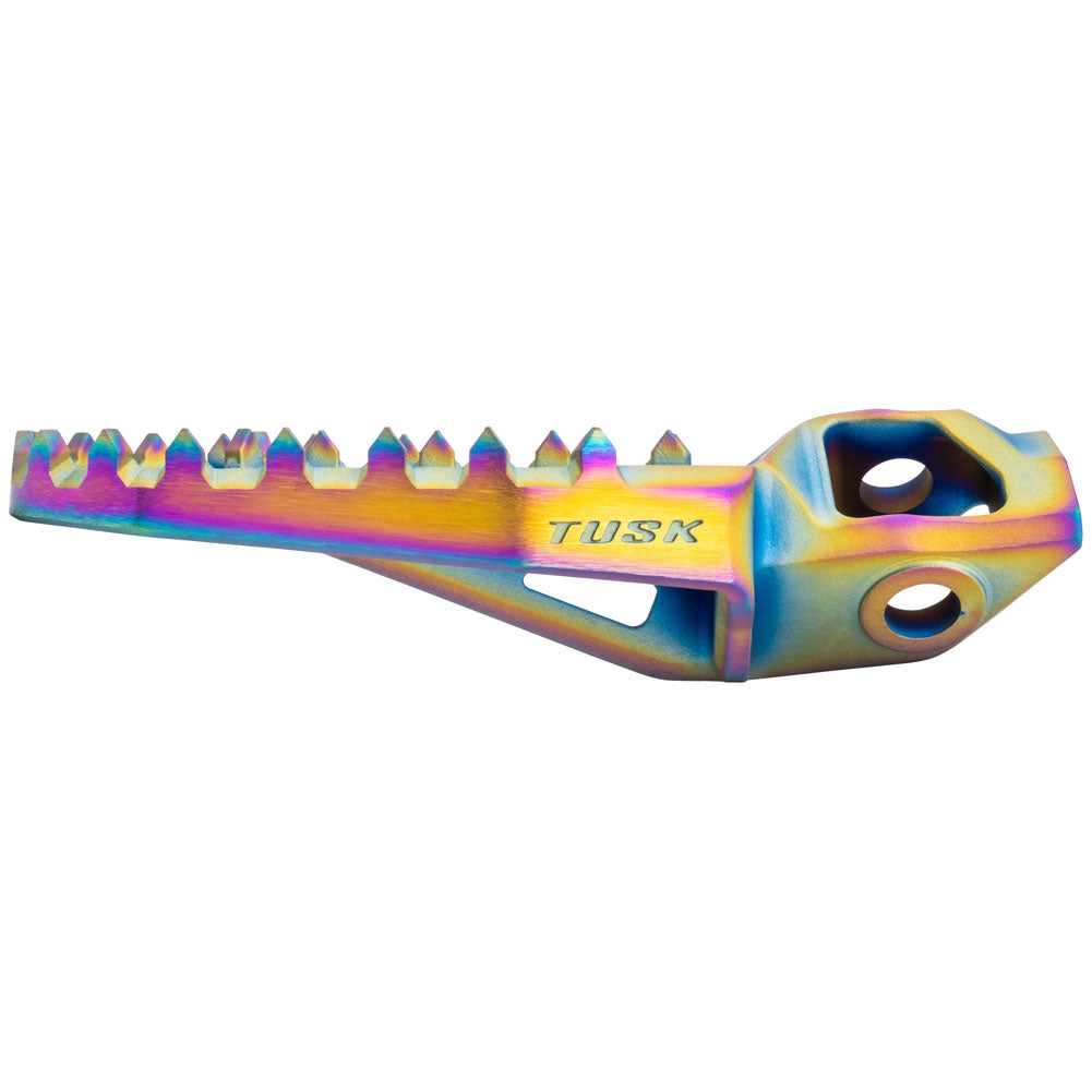 Tusk Blitz Titanium Moto Foot Pegs Jet Fuel Husqvarna FC 250 2022-2026