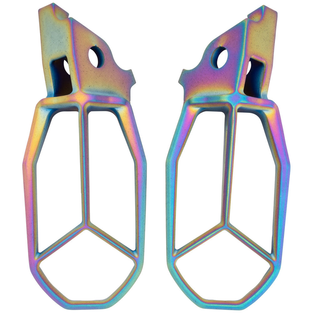 Tusk Blitz Titanium Moto Foot Pegs Jet Fuel Honda Transalp XL750 2024–2025