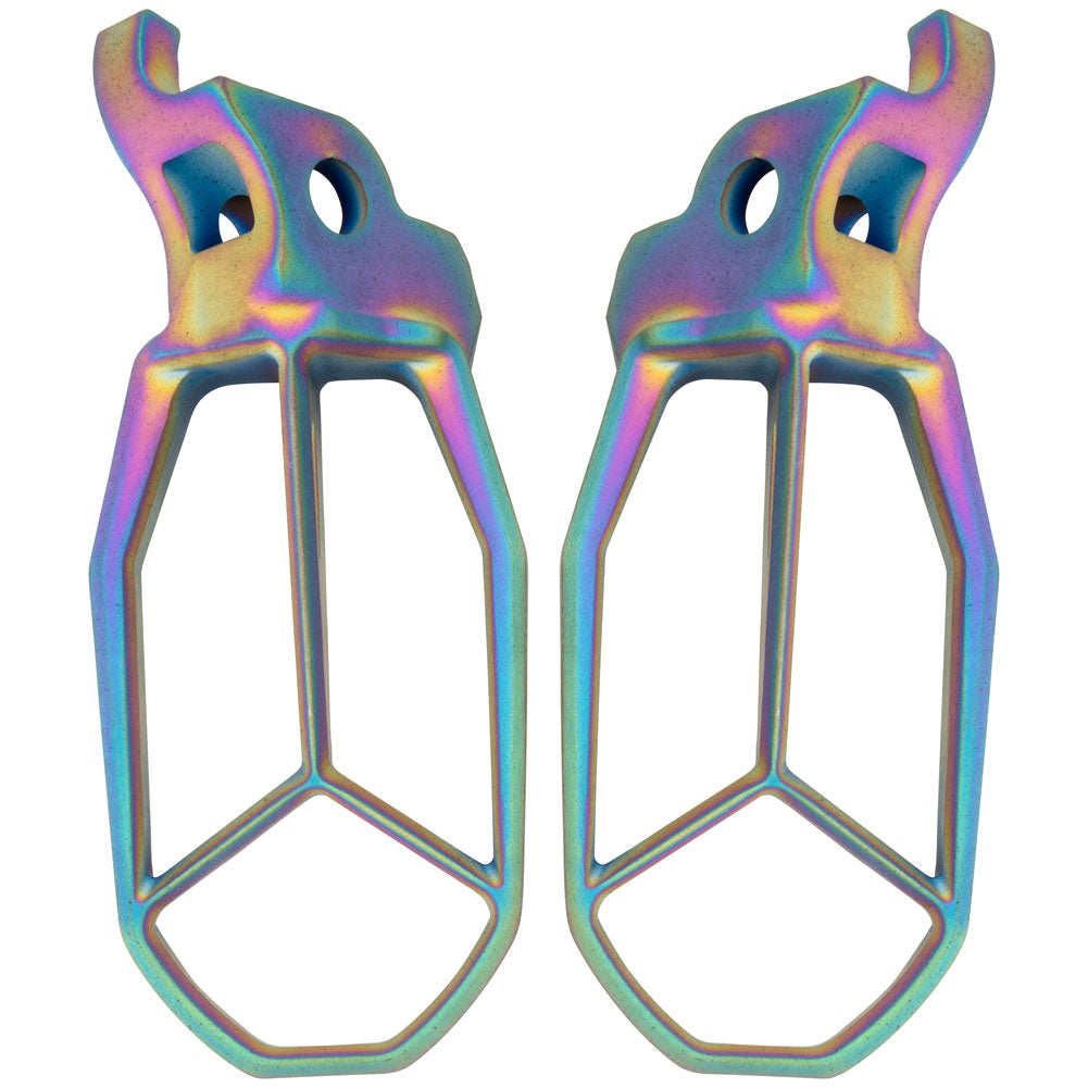 Tusk Blitz Titanium Moto Foot Pegs Jet Fuel Kawasaki KLX450R 2008–2009