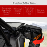 Tusk Pivot Folding Mirror Kit Polaris RZR XP 1000 Premium 2024–2026