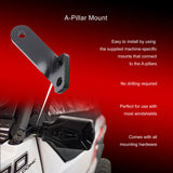 Tusk Pivot Folding UTV Mirror Kit w/A-pillar Mounts Polaris General 2016-2026