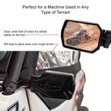 Tusk Pivot Folding UTV Mirror Kit w/A-pillar Mounts Can-Am Commander 2021-2026