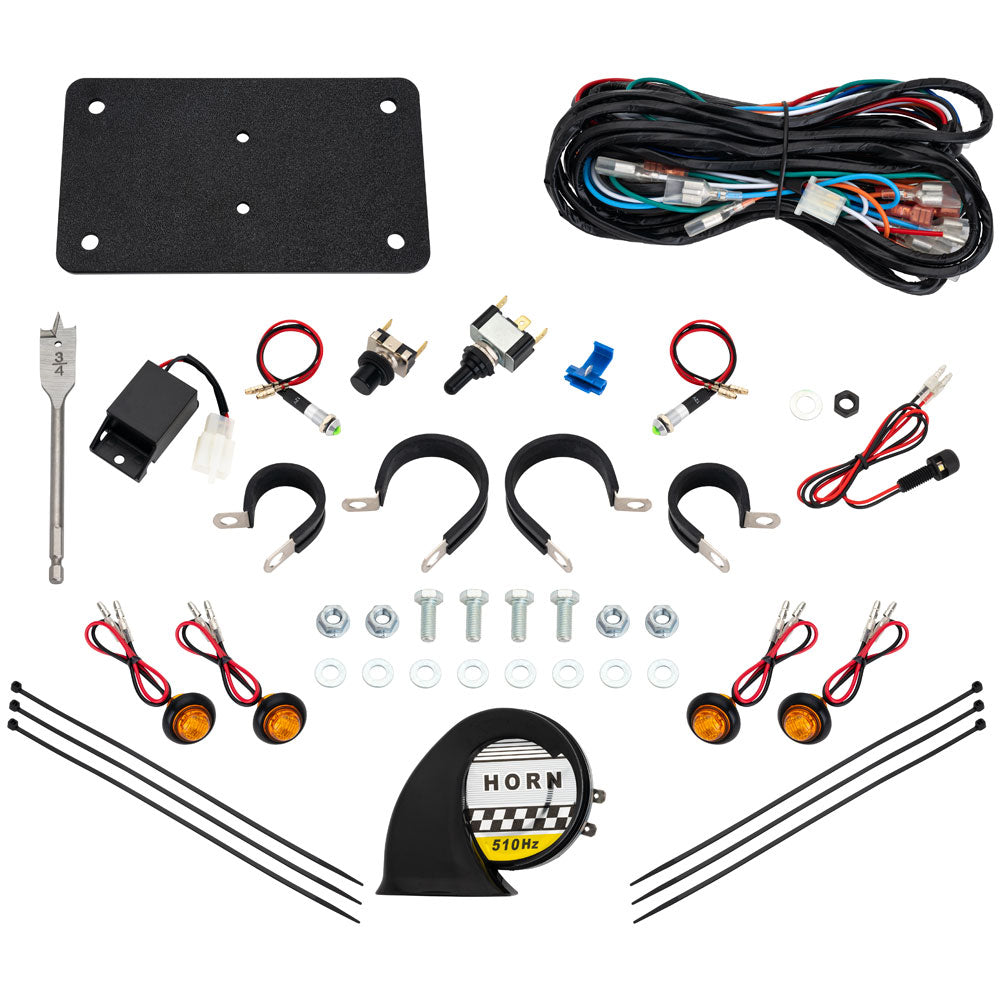Tusk UTV Horn & Signal Kit - Without Mirrors Honda Pioneer 1000 2014-2026
