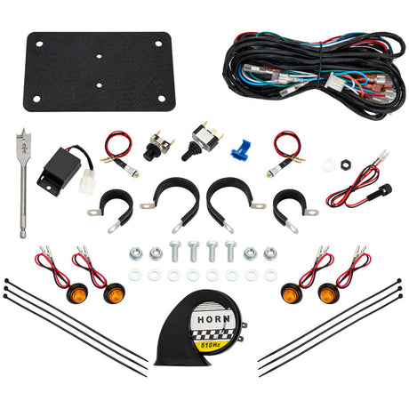 Tusk UTV Horn & Signal Kit - Without Mirrors CFMOTO UFORCE 1000 2016–2026