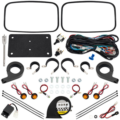 Tusk UTV Horn & Signal Kit - With Mirrors Honda Pioneer 1000 2016–2025