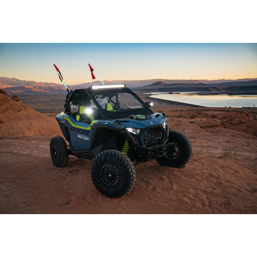 Tusk UTV LED Side View Mirrors Polaris RZR Pro R 4 Factory Armored Edition 2020-2026