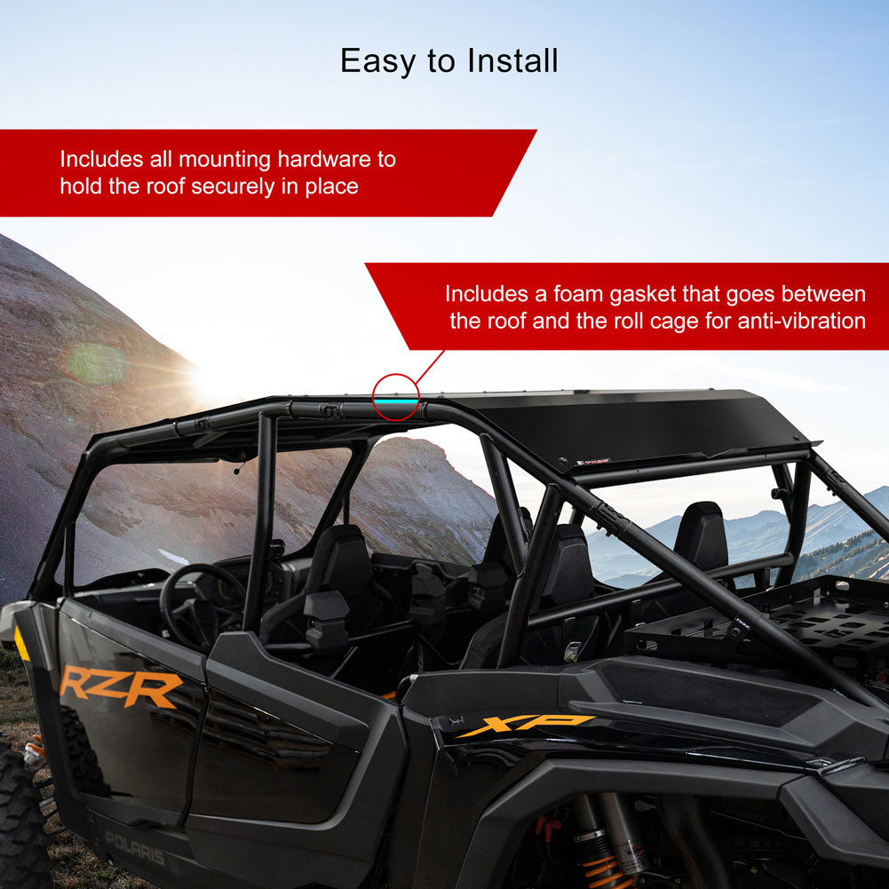 Tusk UTV Profile Aluminum Roof Polaris RZR XP 4 1000 2024–2025
