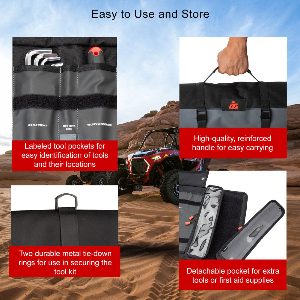 Tusk UTV Tool Roll Kit Can-Am Maverick 1000 Turbo 2013–2025