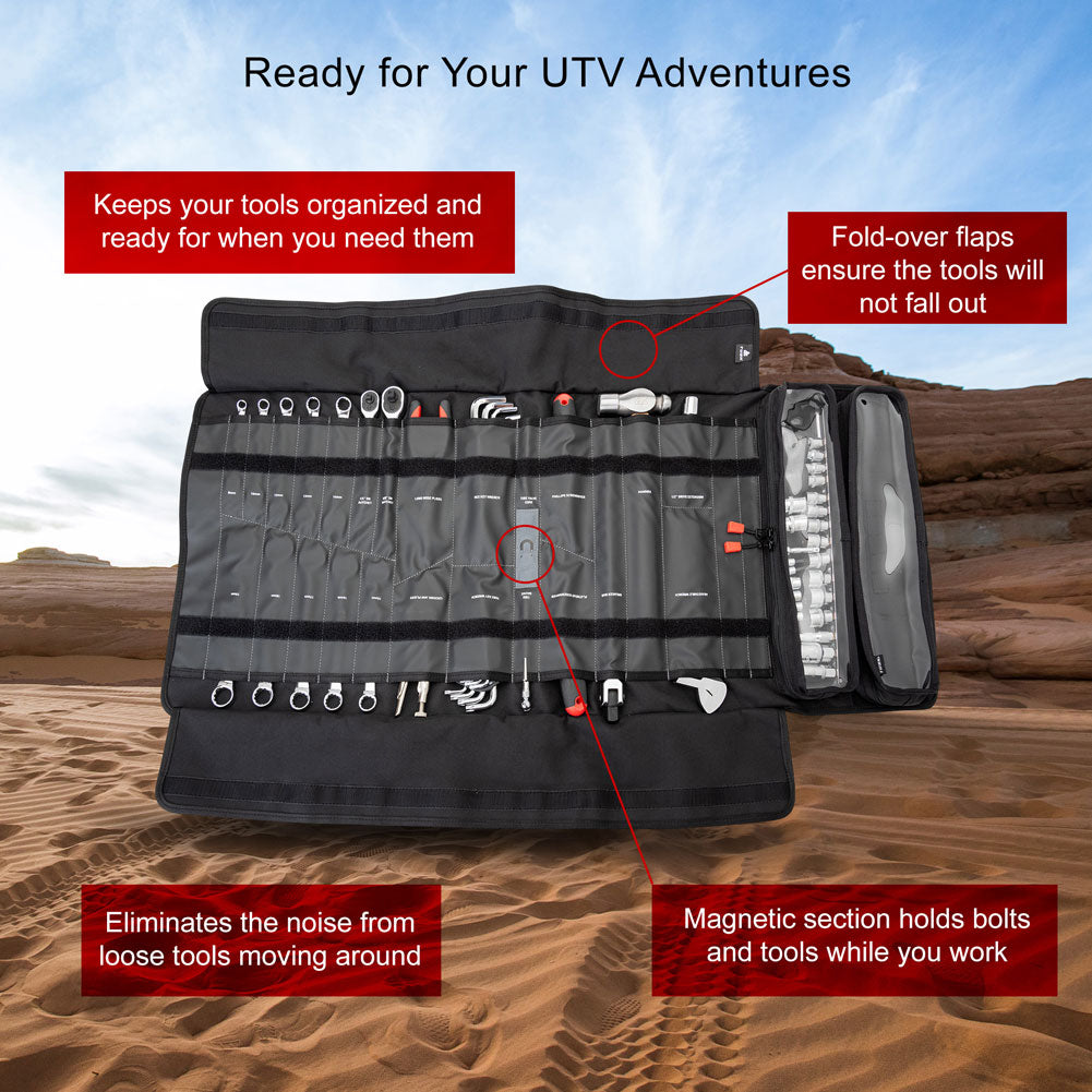 Tusk Utv Tool Roll Kit Honda Pioneer 1000 2014–2025