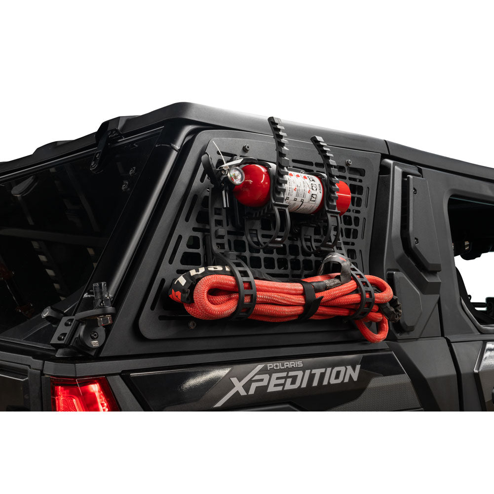 Tusk Aluminum MOLLE Panel Rear Exterior Window Polaris XPEDITION ADV 5 Premium 2024-2026