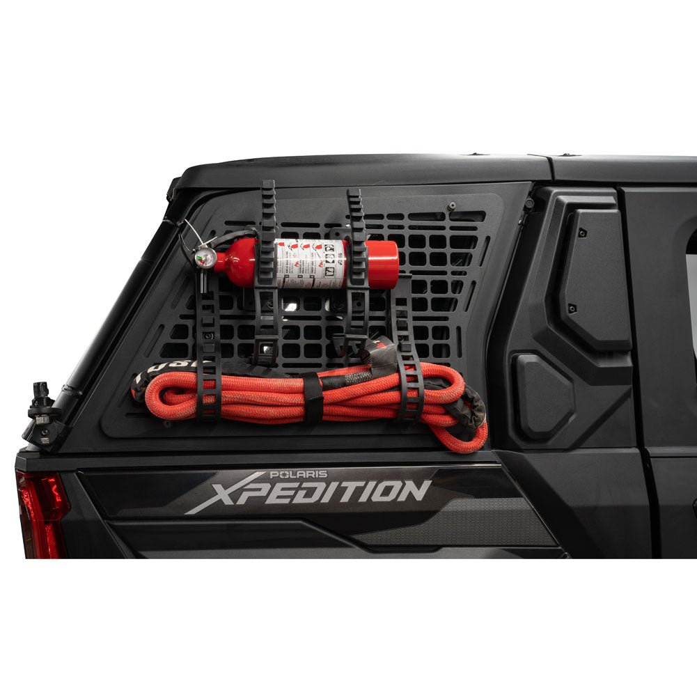 Tusk Aluminum MOLLE Panel Rear Exterior Window Polaris XPEDITION ADV 5 Premium 2024-2026