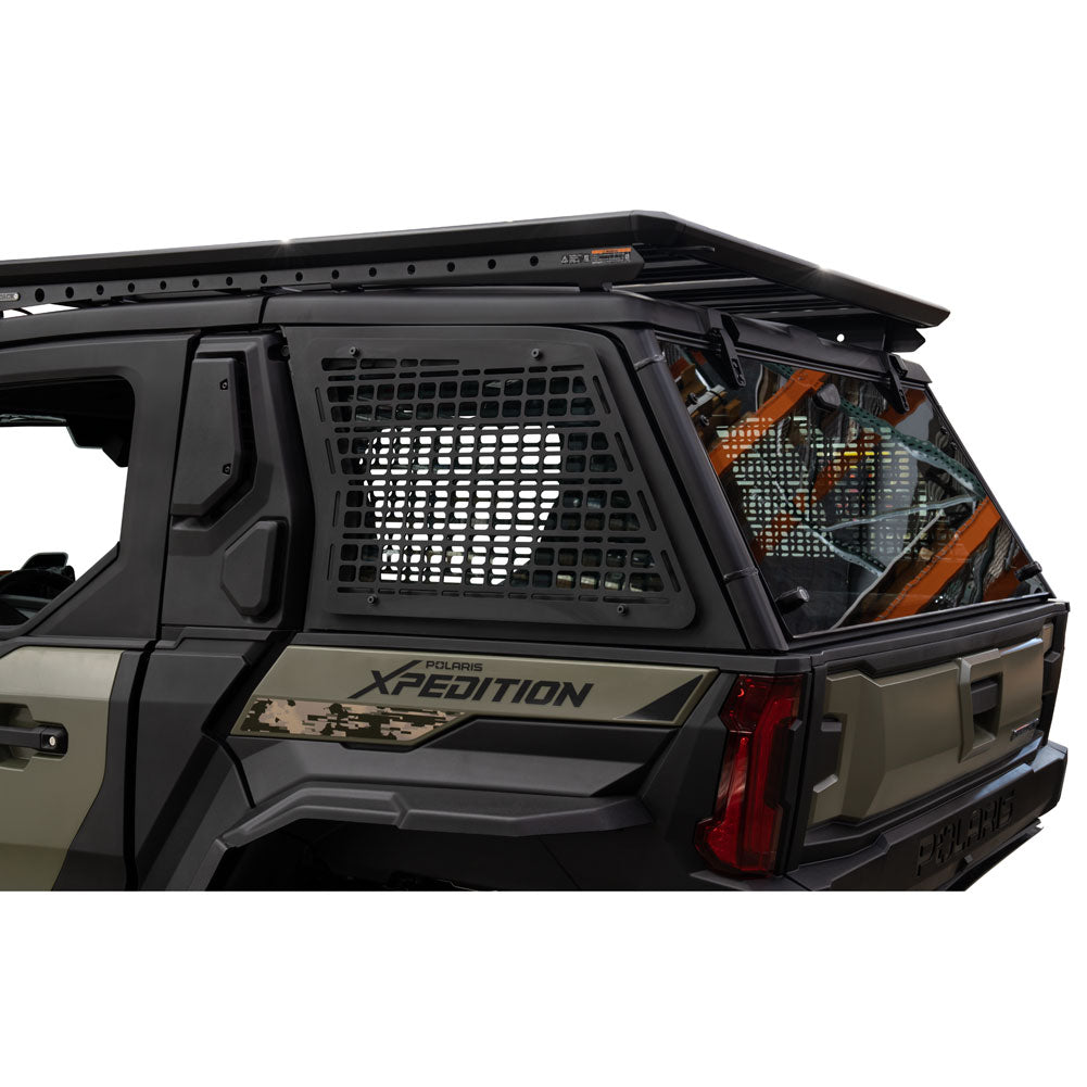 Tusk Aluminum MOLLE Panel Rear Exterior Window Polaris XPEDITION ADV 5 Premium 2024-2026