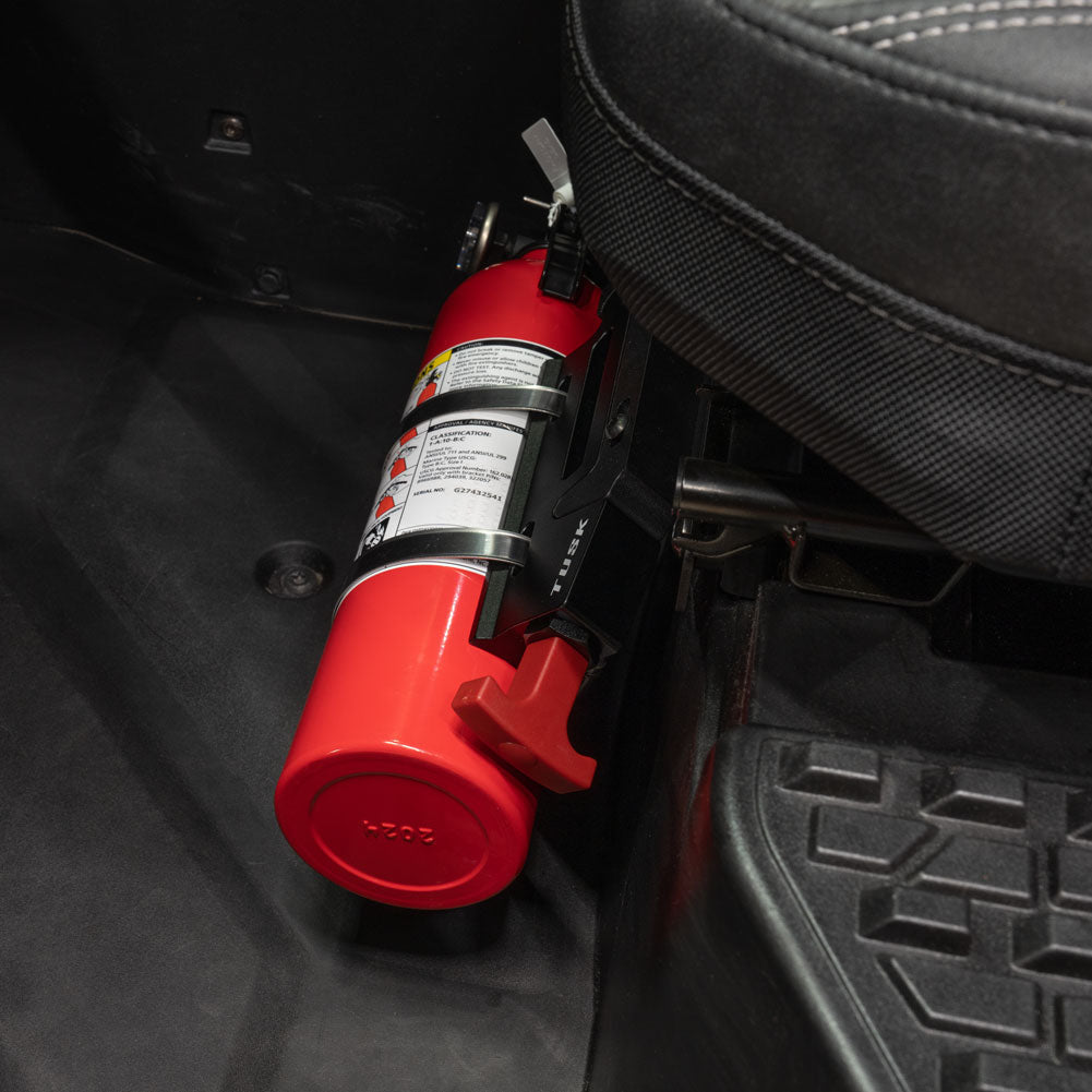 Tusk UTV Billet Fire Extinguisher Under Seat Kit Polaris XPEDITION ADV 5 Northstar 2024–2026